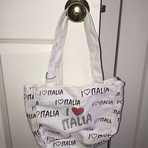 White purse from Italy
